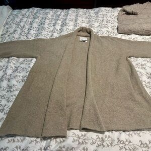 Open Front Cardigan/Coat with pockets